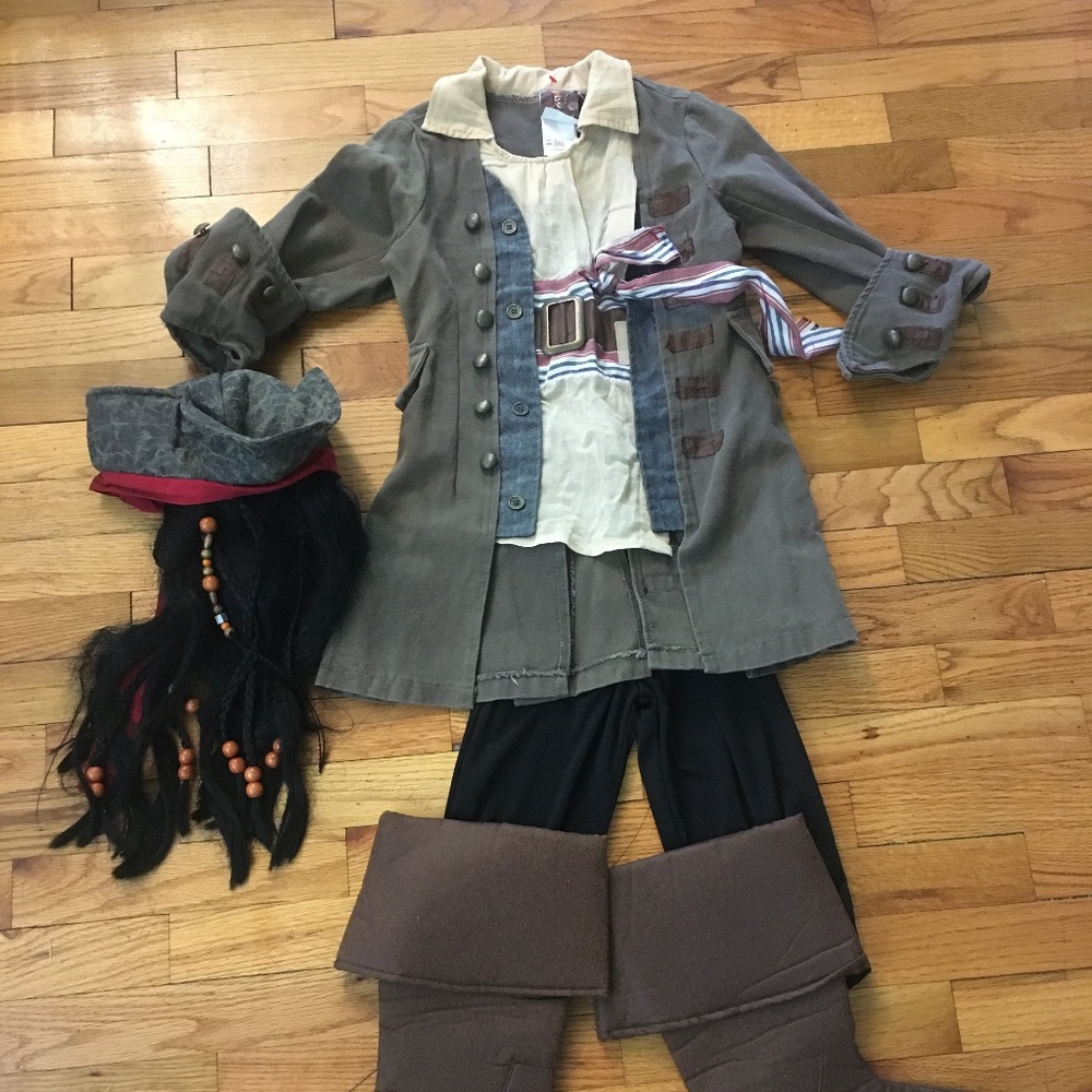 Captain Jack Pirates Caribbean Halloween Costume